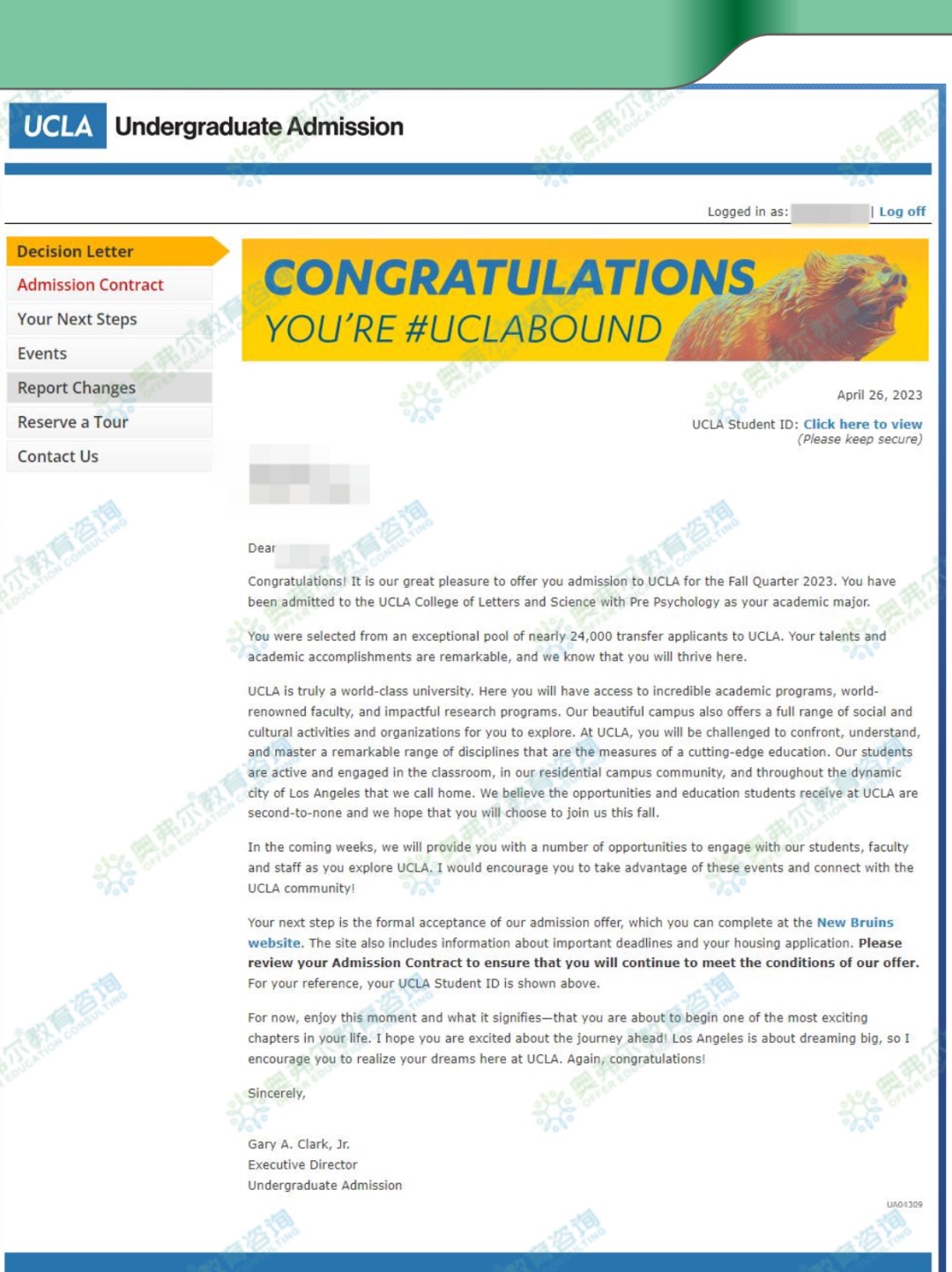 CC转UC｜GPA和课外活动不足，ta却收获了UCLA的offer？(图3)