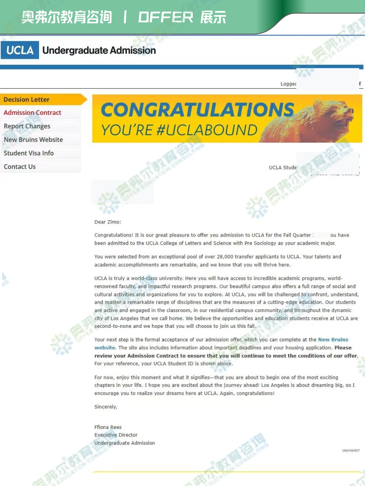 加州社大转学UCLA｜GPA3.8无科研无竞赛，她靠什么拿下社会学Offer？(图1)