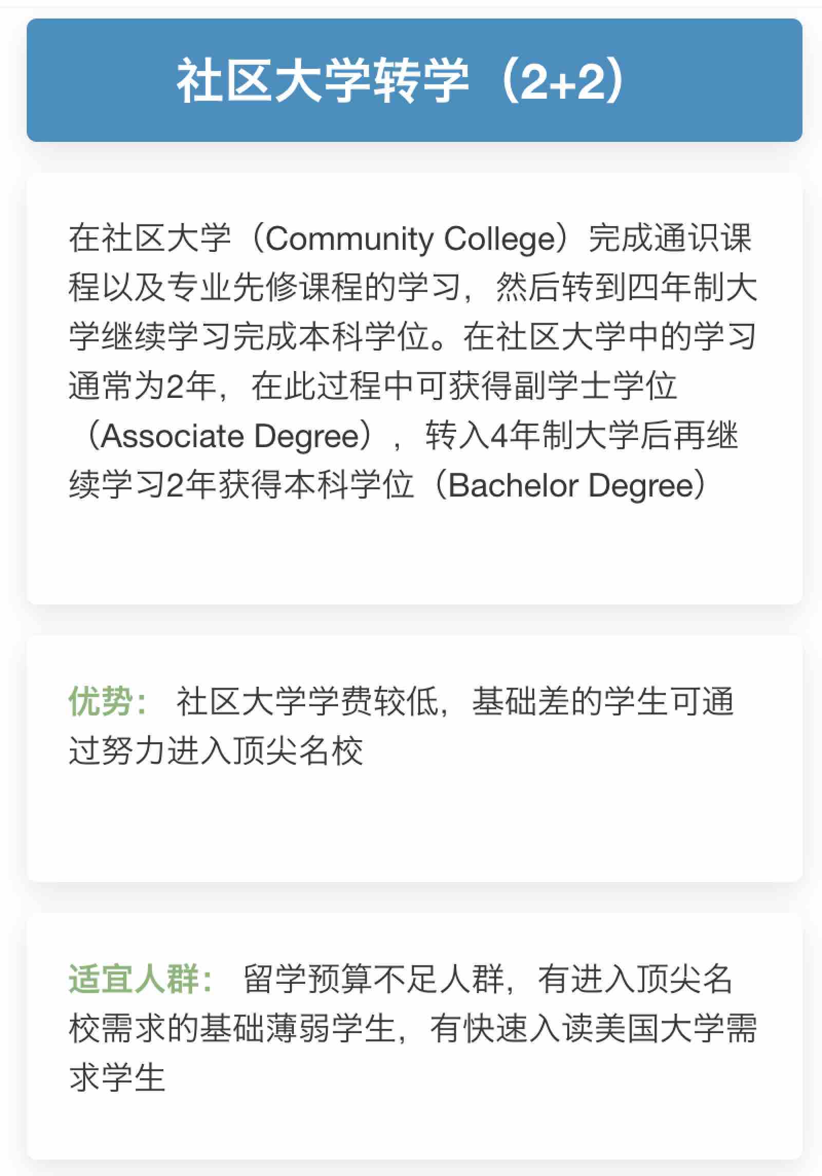 作为名校跳板，社区大学该怎么选？(图1)