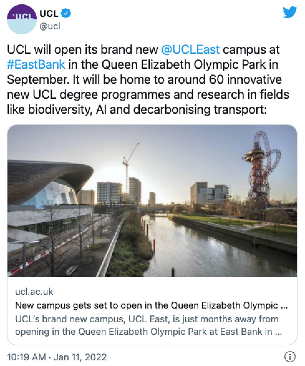 英国留学：UCL新校区9月开放！新增60多个专业！(图3)