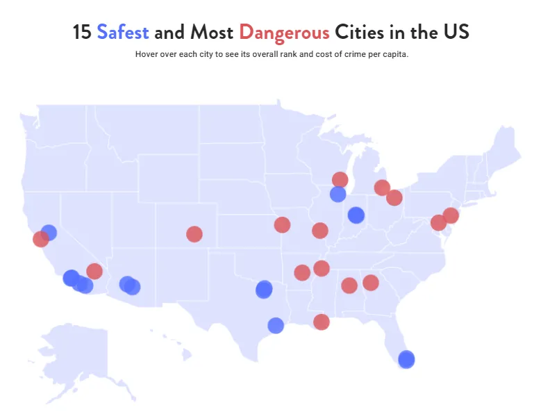 2024全美城市安全红黑榜出炉！美国TOP50名校哪些最安全？(图3)