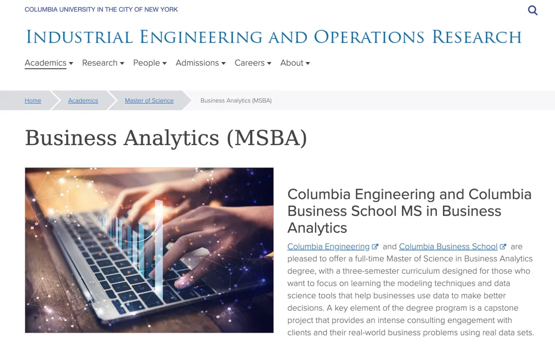 美研Business Analytics顶尖项目盘点(图7)
